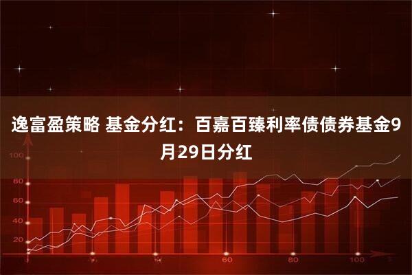 逸富盈策略 基金分红：百嘉百臻利率债债券基金9月29日分红